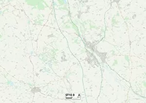 Stafford Road Gallery: Staffordshire ST15 0 Map