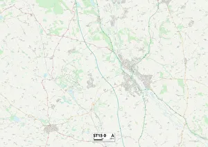 Wood Lane Gallery: Staffordshire ST15 0 Map