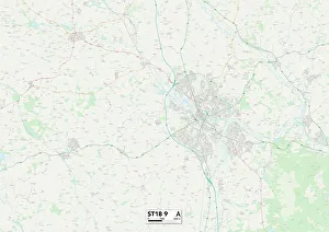 Smithy Lane Gallery: Staffordshire ST18 9 Map