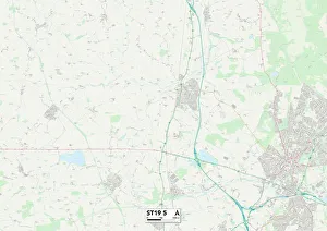 Newlands Close Gallery: Staffordshire ST19 5 Map