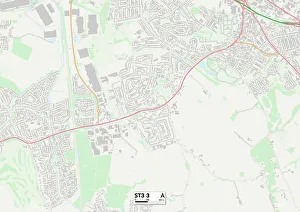 Beech Road Gallery: Staffordshire ST3 3 Map