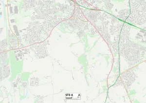 Parkfield Road Gallery: Staffordshire ST3 4 Map