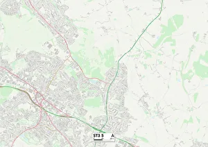 Hazel Grove Gallery: Staffordshire ST3 5 Map
