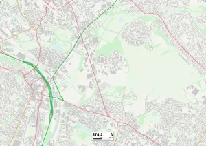 College Road Gallery: Staffordshire ST4 2 Map