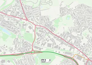 Staffordshire ST4 3 Map Staffordshire ST4 3 Map