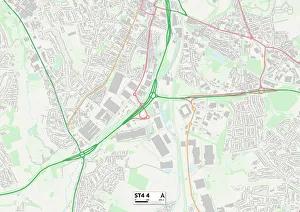 Florence Road Gallery: Staffordshire ST4 4 Map