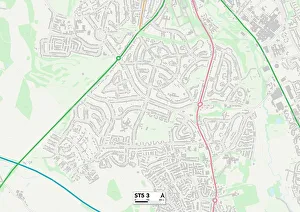 Newlands Close Gallery: Staffordshire ST5 3 Map
