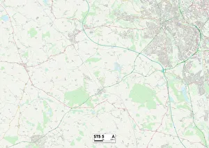 Smithy Lane Gallery: Staffordshire ST5 5 Map
