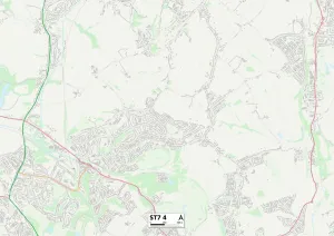 Highfield Avenue Gallery: Staffordshire ST7 4 Map
