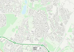 The Lawns Gallery: Stevenage SG2 9 Map