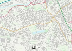 Reservoir Road Gallery: Stockport SK3 9 Map