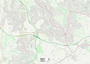 Woodfield Road Gallery: Stockport SK8 7 Map