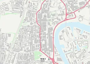 Vane Street Gallery: Stockton-on-Tees TS18 1 Map