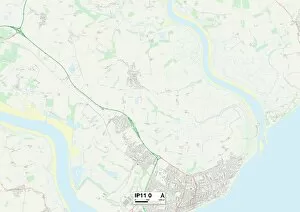 Suffolk Coastal IP11 0 Map