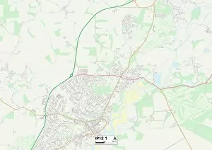 Suffolk Coastal IP12 1 Map