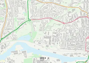 Avondale Road Gallery: Suffolk NR32 2 Map