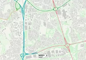 Sunderland NE38 0 Map
