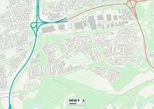 Sunderland NE38 9 Map