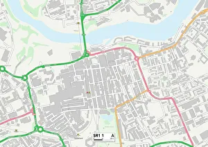 Bridge Street Gallery: Sunderland SR1 1 Map