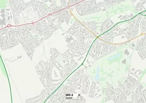Somerset Road Gallery: Sunderland SR3 4 Map