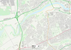 Meadow Grove Gallery: Sunderland SR4 0 Map