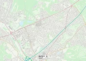 Surrey Heath GU15 3 Map