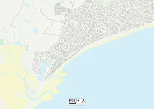 Greenways Gallery: Sussex PO21 4 Map