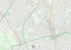 Clarence Road Gallery: Sutton SM1 2 Map
