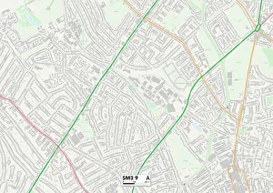 Ash Road Gallery: Sutton SM3 9 Map