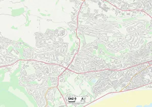 Hillside Crescent Gallery: Swansea SA2 0 Map