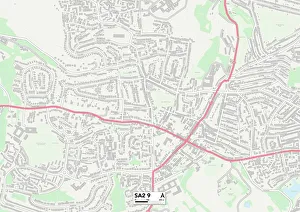 Juniper Close Gallery: Swansea SA2 9 Map