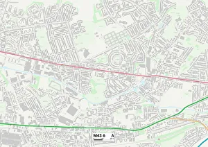 Ash Road Gallery: Tameside M43 6 Map