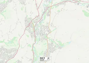 Hollins Lane Gallery: Tameside OL5 9 Map