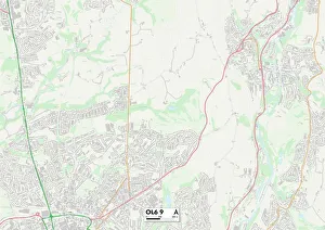 Hillside Crescent Gallery: Tameside OL6 9 Map