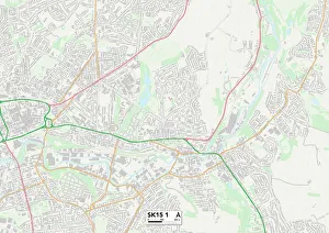 Keswick Close Gallery: Tameside SK15 1 Map