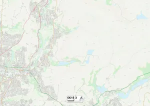 Elms Road Gallery: Tameside SK15 3 Map