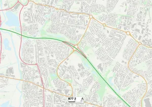 Abbey Road Gallery: Tamworth B77 2 Map