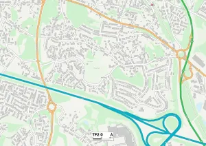 Second Avenue Gallery: Telford and Wrekin TF2 0 Map