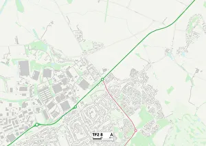Ash Road Gallery: Telford and Wrekin TF2 8 Map