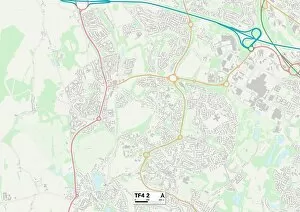 Green Way Gallery: Telford and Wrekin TF4 2 Map