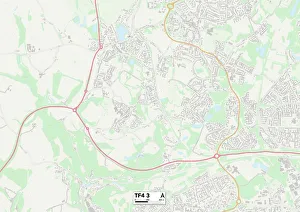 Manor Gardens Gallery: Telford and Wrekin TF4 3 Map