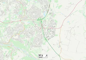 Cottage Close Gallery: Telford and Wrekin TF7 4 Map