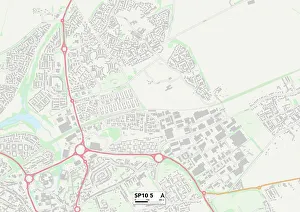 West Way Gallery: Test Valley SP10 5 Map