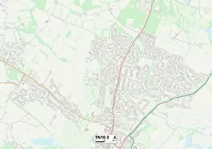 Derwent Road Gallery: Tonbridge and Malling TN10 3 Map