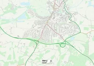 Woodfield Road Gallery: Tonbridge and Malling TN9 2 Map