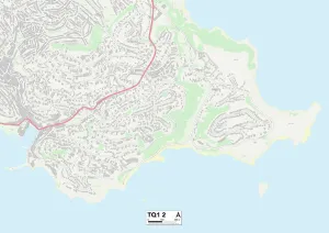 Richmond Close Gallery: Torbay TQ1 2 Map
