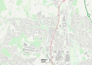Somerset Road Gallery: Torfaen NP44 1 Map