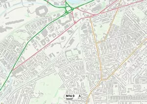 Firs Avenue Gallery: Trafford M16 0 Map
