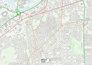 Fontwell Close Gallery: Trafford M16 9 Map