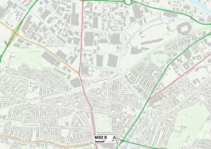 Avondale Road Gallery: Trafford M32 0 Map